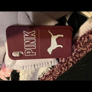 Victoria’s Secret pink iPhone X case
